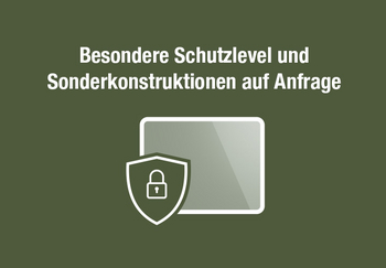 GusPLEX ist verfügbar als Sonderkontruktion mit besonderem Schutzlevel GusPLEX Merkmal Sonderkonstruktionen